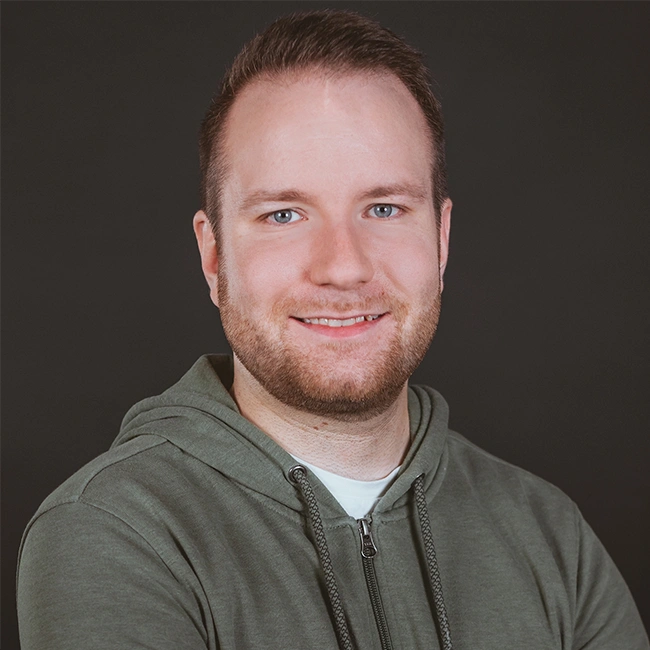 Portrait of Marcel Beck, Software Developer at engomo