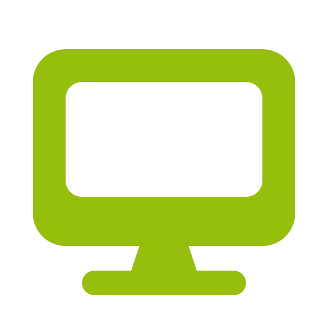 Symbol eines Monitors – steht für Softwarehersteller und OEM-Anbieter