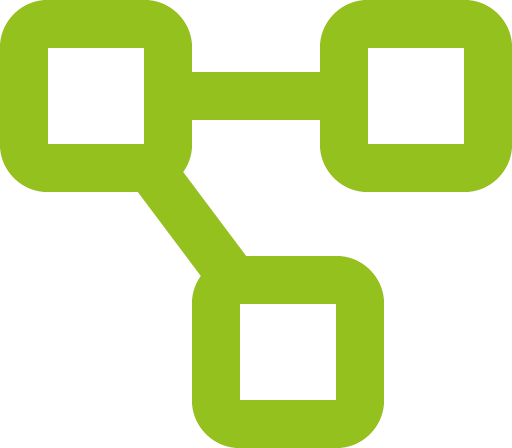 Icon representing a unified platform for business processes, enterprise applications, and workflows.