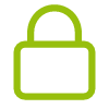 Icon of a closed lock.