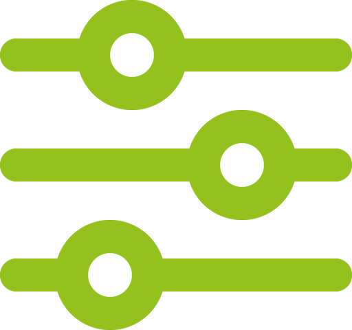 Icon representing controlled workflow execution with versioning, governance, reviews, and approvals.