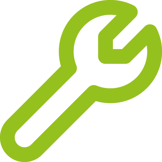 Green wrench icon representing the integration of tools, enterprise systems, and MCP services into AI agents.