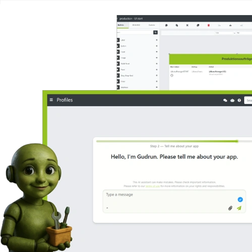 AI Powered App Building in engomo